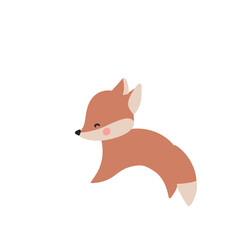 Obraz premium fox isolated on white