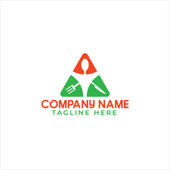 Fresh food logo design concept with tree shape
