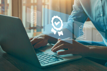 Quality Certificate with many checklist documents for quality  control management, standardization...