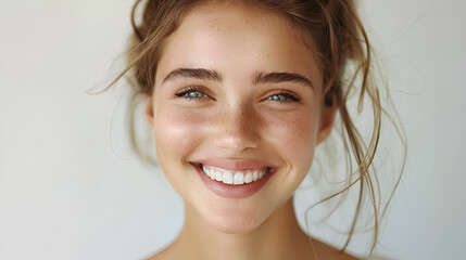 woman smiling, white teeth
