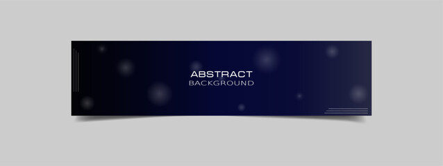 Linkedin banner with abstract  background