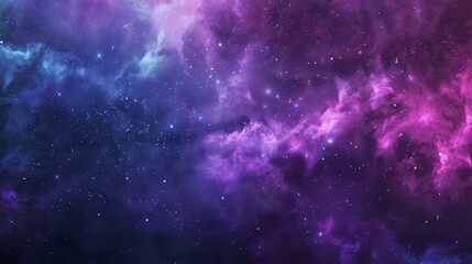 Fototapeta premium Stunning Purple and Blue Nebula, Space Background for Sci-Fi Projects