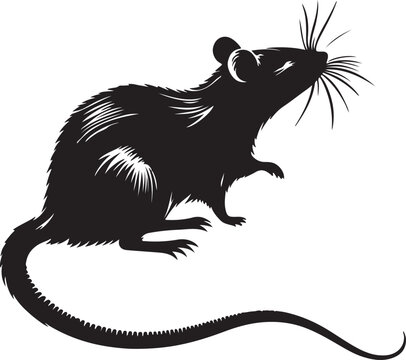 recommend clip art: Rat vector Silhouette avatar