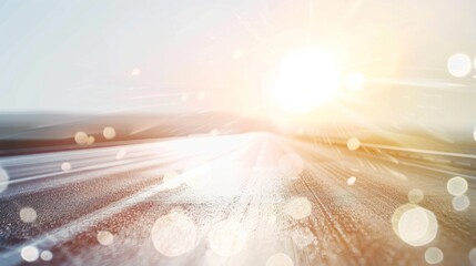 Beautiful Landscape at Sunset, Generative AI