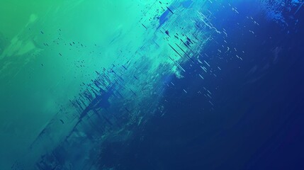 Fototapeta premium Abstract Blue and Green Digital Art - Generative AI