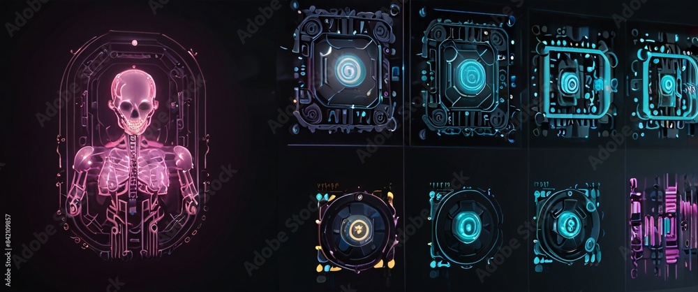 Poster immerse yourself in the world of smart devices and cybersecurity, as our ai platform creates a diver
