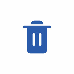 trash bin delete remove icon