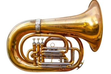  PNG image of a tuba euphonium horn