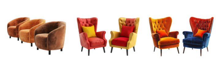 modern set collection of baby stroller pushchair carriage on wheels for babies or children newborn essential care gear in different stylish designs isolated on transparent background