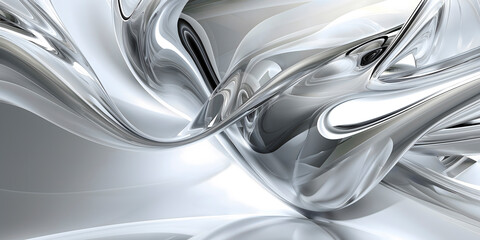 Obraz premium Abstract original dynamic background metallic silver fluidity, perfect for , and digital design projects requiring a dynamic and sophisticated visual element,modern design projects,