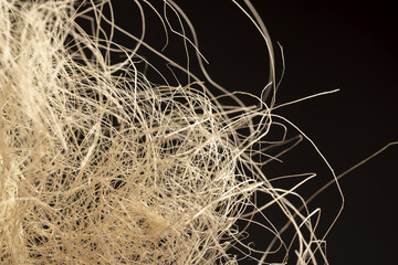 randomly wound synthetic threads for handmade products