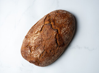 Pan de trigo, pan de centeno rustico