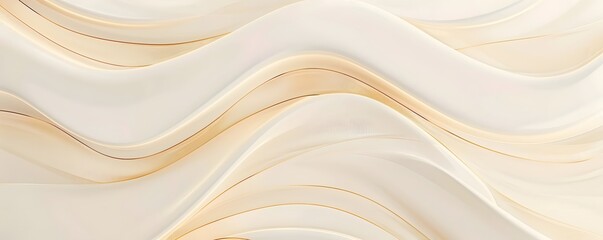 Obraz premium Elegant white background with elegant golden elements Modern 3D Abstract Vector Illustration Design