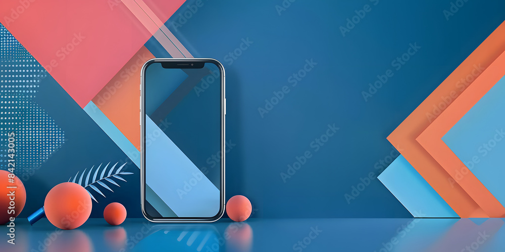 Poster abstract design concept template for web banner. website. packaging. mockup. mobile app