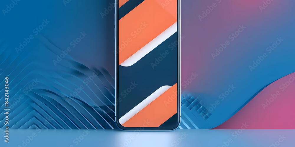 Poster abstract design concept template for web banner. website. packaging. mockup. mobile app