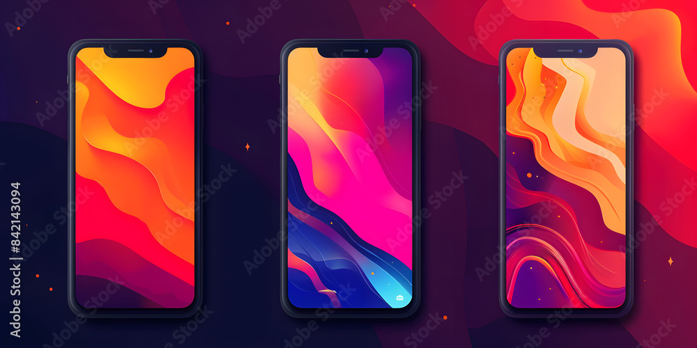 Poster abstract design concept template for web banner. website. packaging. mockup. mobile app