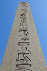 egyptian obelisk at the sultanahmet square, istanbul