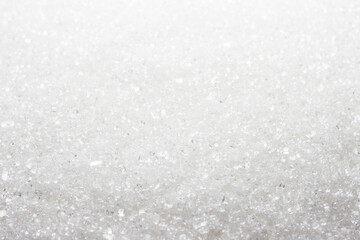 Granulated sugar macro texture background