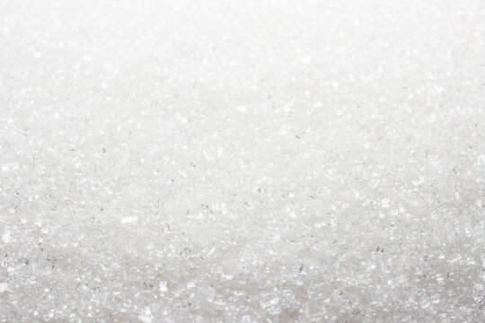 Granulated sugar macro texture background
