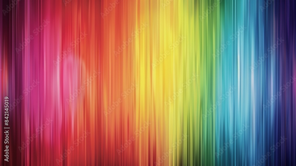 Wall mural A colorful rainbow stripe with a rainbow background - Wall murals