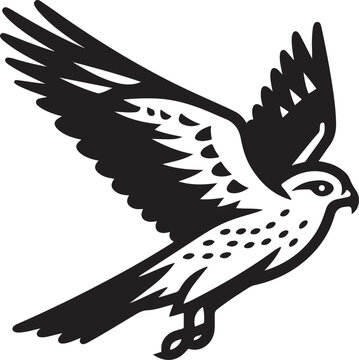recommend clip art: harrier bird vector illustration