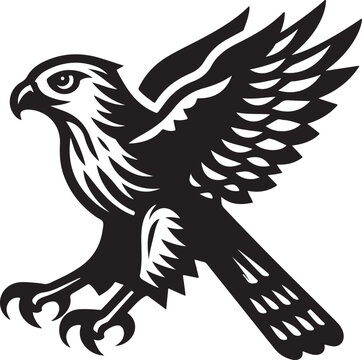 Falcon clip art preview