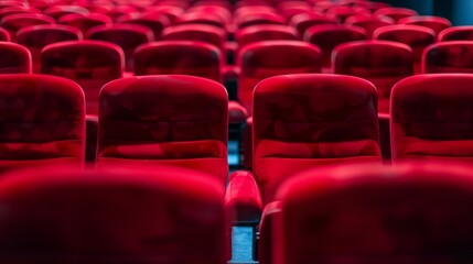 rows of seats in theatre.