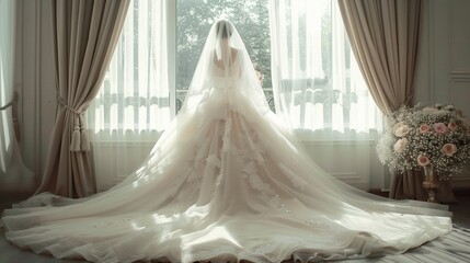 Wedding dress image.