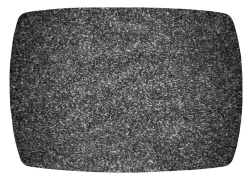 Static noise from an old TV screen, isolated frame. Real footage mixed with moir&egrave; patterns.

