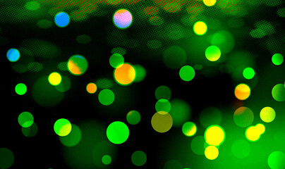 Green bokeh background perfect for Party, Anniversary, Birthdays, Festive and various desing works
