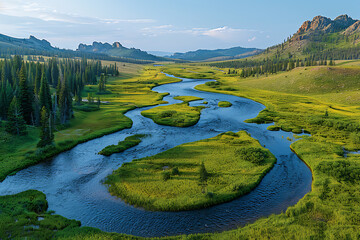 Vast Wilderness from Above: Unveiling Adventure & Pristine Nature