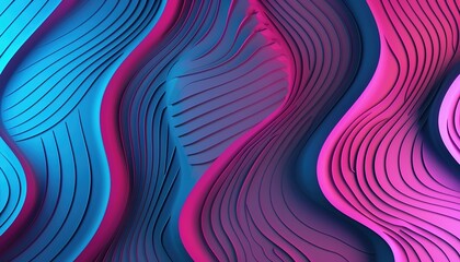 Fototapeta premium Abstract geometric background with magenta and blue hues