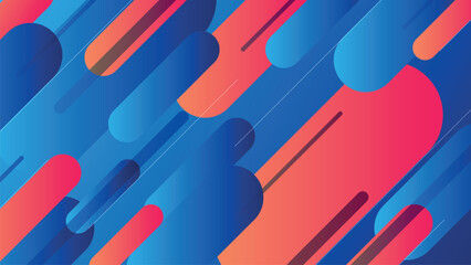 colorful background with geometric shape and line