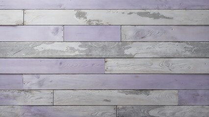 Rustic wood plank background. Weathered, blank woodplank.  Lavender and Soft Gray color. Horizontal wood panel.