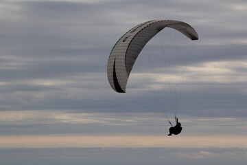 paraglider in the sky