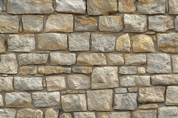 Obraz premium Close-Up of 18th Century Castle Stone Wall