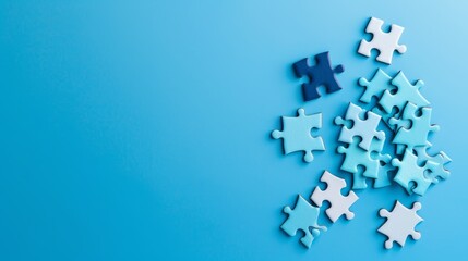 Puzzle. Business strategy, success solution, jigsaw games symbol. Idea metaphor. Creative idea, connection, challenge, partnership, teamwork, match