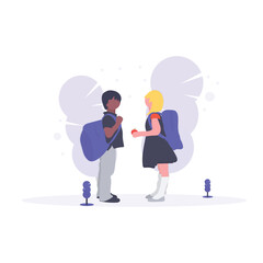 Students concept illustration