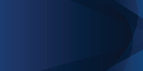 Dark navy blue abstract banner background vector with triangle geometric shapes and copy space for design