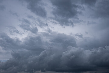 Fototapeta premium dramatic sky and gray clouds before the storm