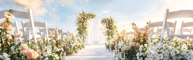 Crystal decorations for the wedding ceremony luxurious decor Beautiful arch decorate white and green theme