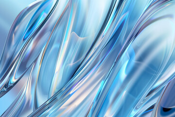 A background design with abstract blue shapes and curved lines, blending shades of sky blue and soft yellow to create an elegant atmosphere for product presentation on a mobile phone screen.
