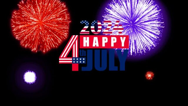 Happy 4th july animations