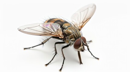 Obraz premium Fly animal full body clearly photo on white background , 