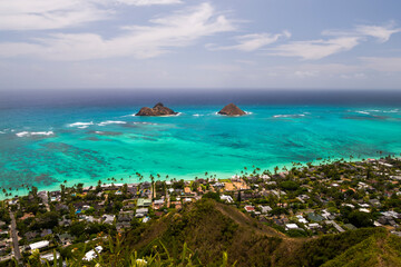 A stunning view from the Pillbox Lookout in Hawaii