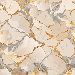 Marble texture seamless pattern. Marble background luxury. Marble stone flooring material. Stone surface polished elegant pattern Natural rich smooth surface Gold veins cracks decorative material