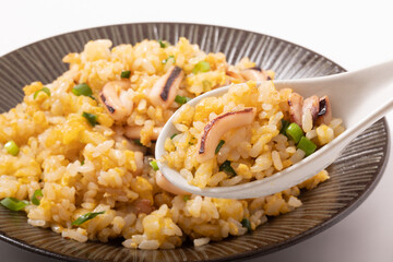 イカ飯　イカチャーハン