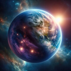 Obraz premium Earth's Twin Planet: An Astonishing New World