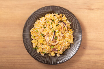 イカ飯　イカチャーハン