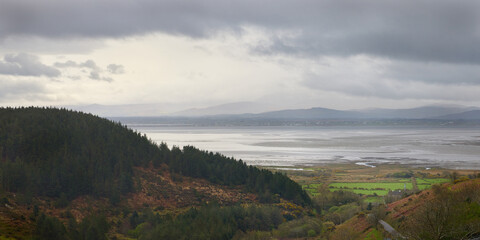 Kerry Peninsula viewed from Dingle Way, near Inch Beach.